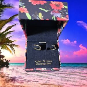 Nanette Lepore Gold-Tone Cubic Zirconia Earrings